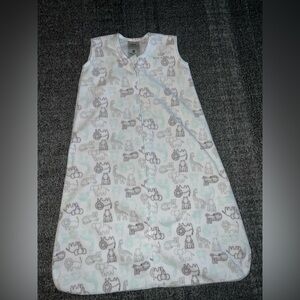 HALO White African Safari Microfleece Sleep Sack Blanket sz Med
